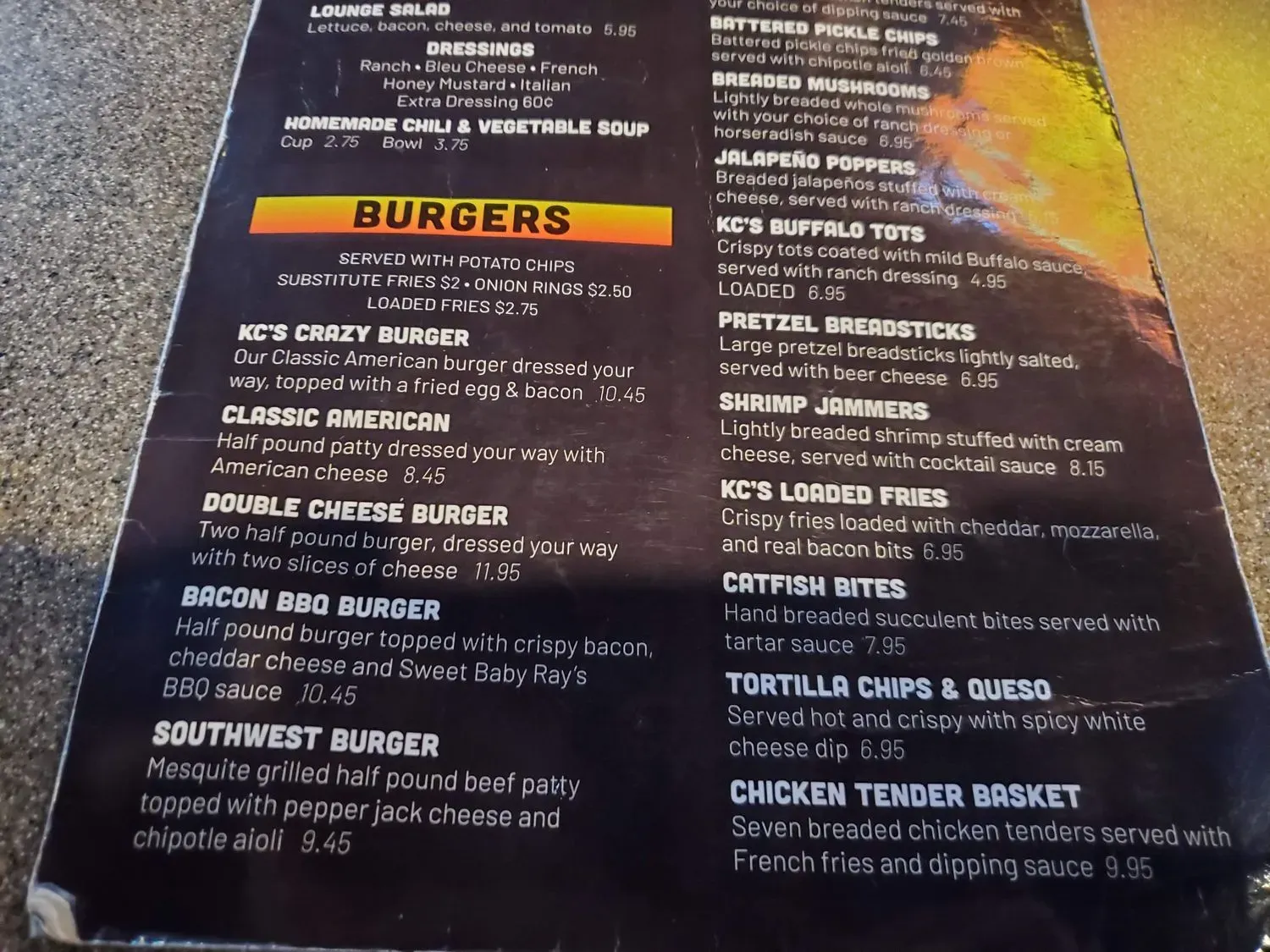 Menu 2