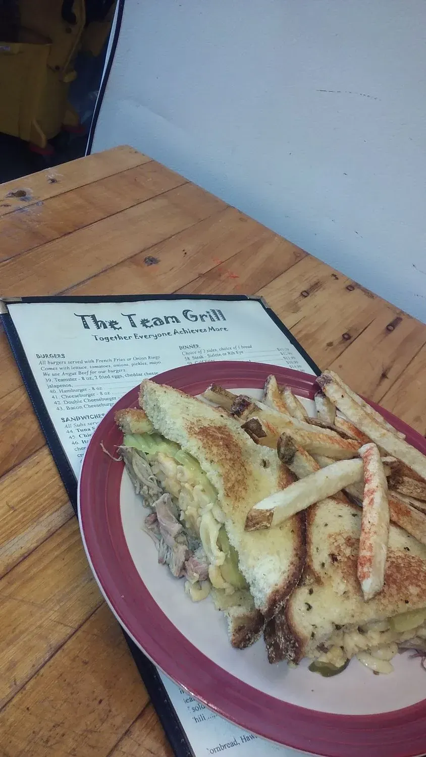 The Team Grill Menu - Updated November 2025