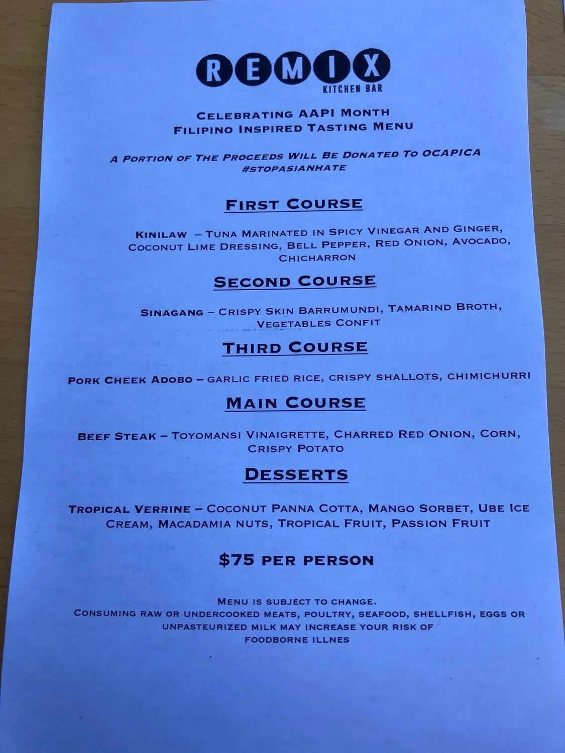 Menu 4