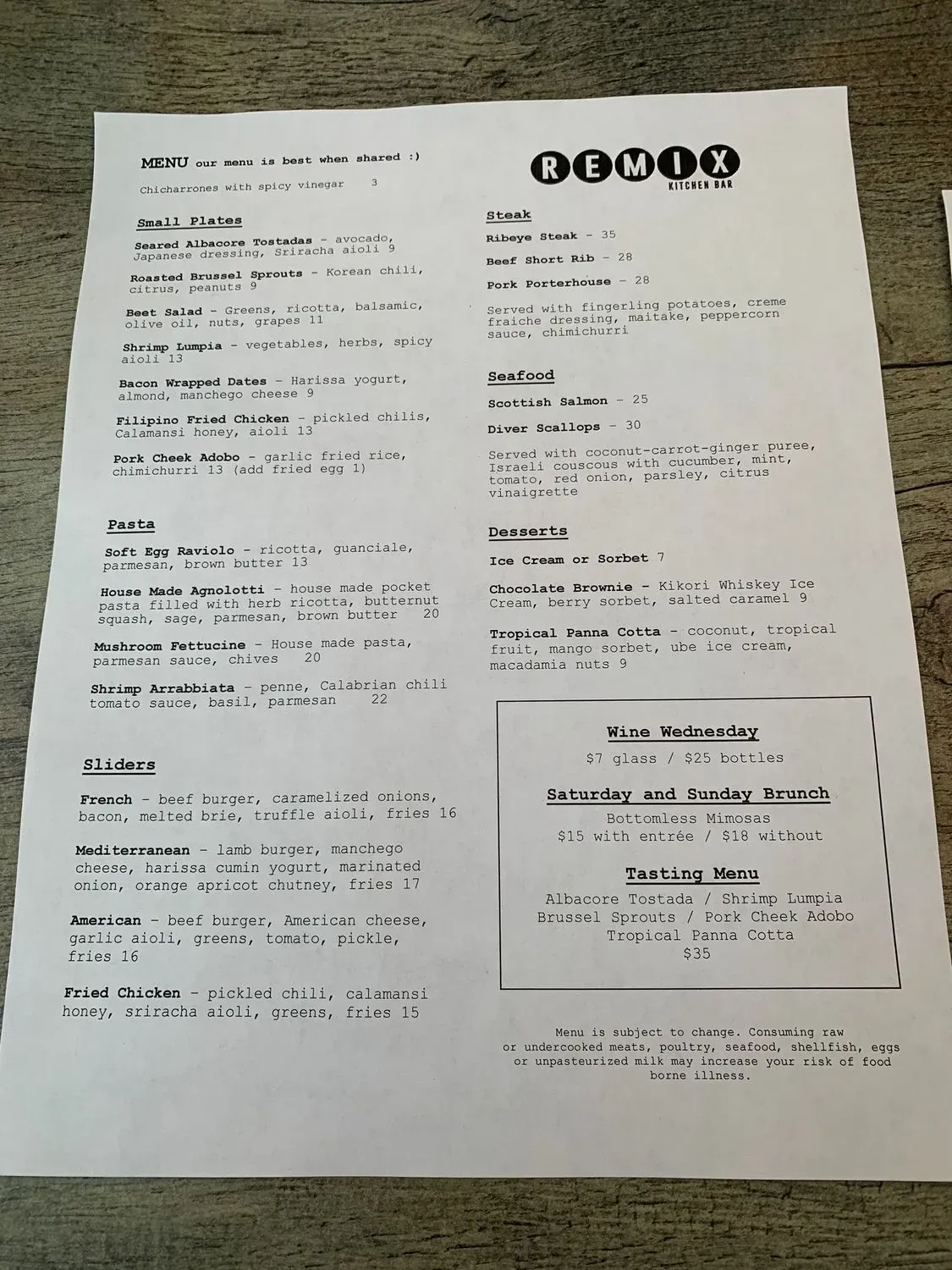 Menu 3