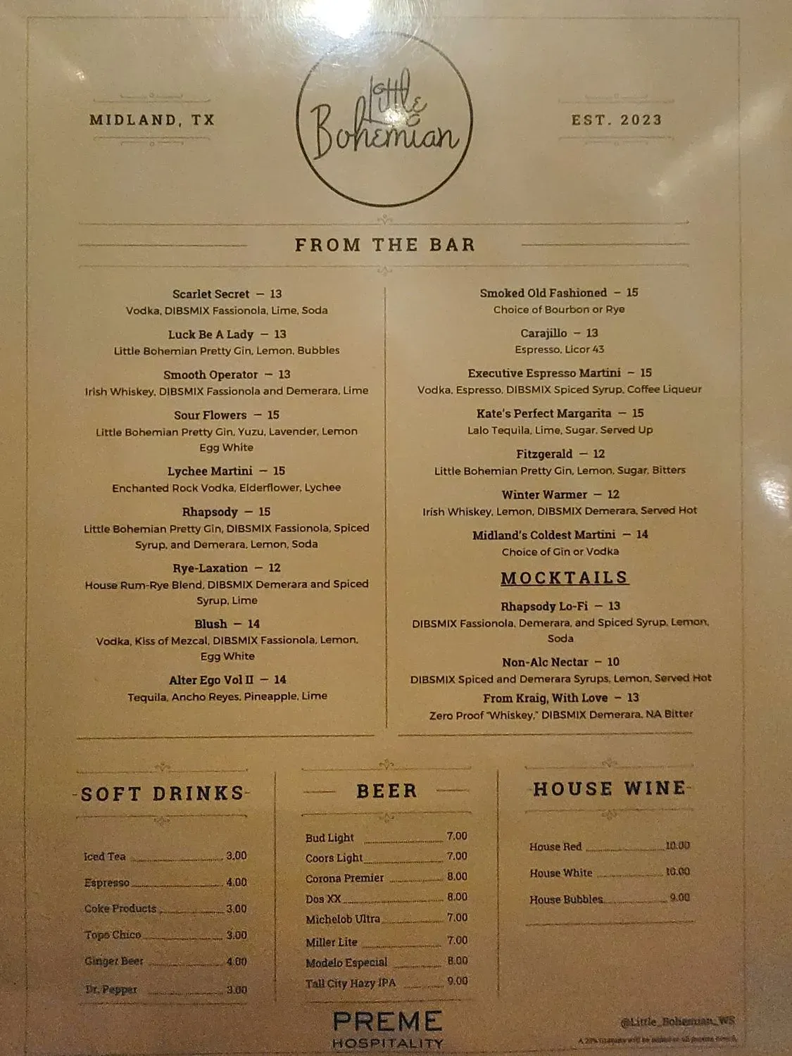 Menu 2