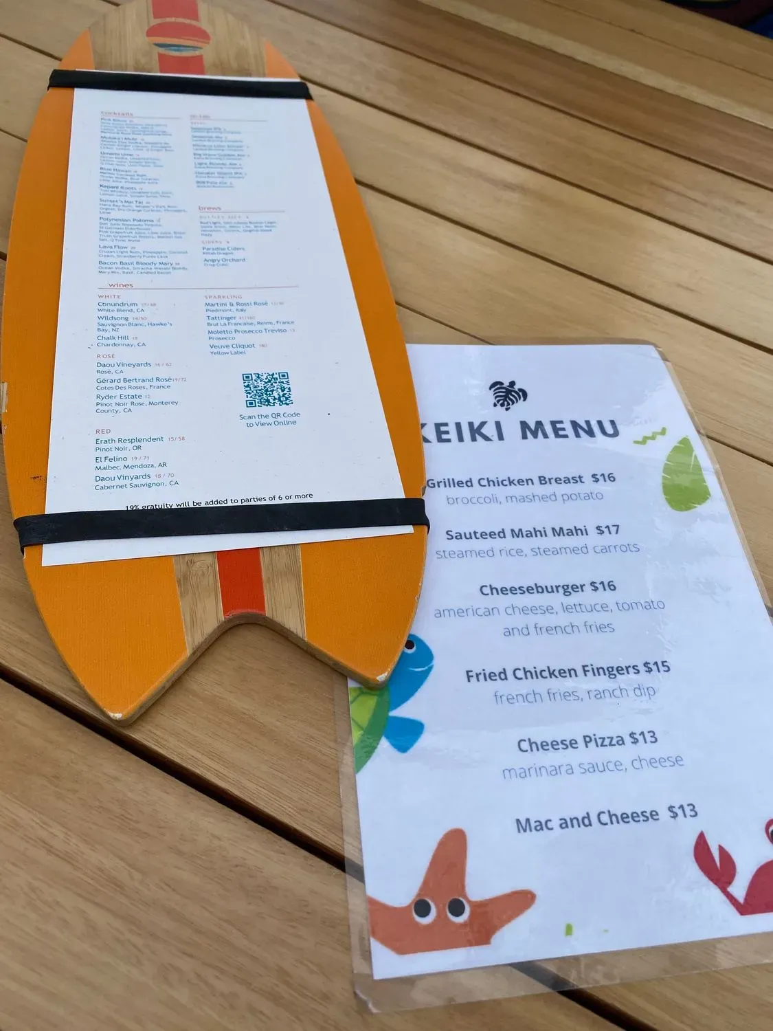 Sunset at Turtle Bay Menu - Updated November 2025