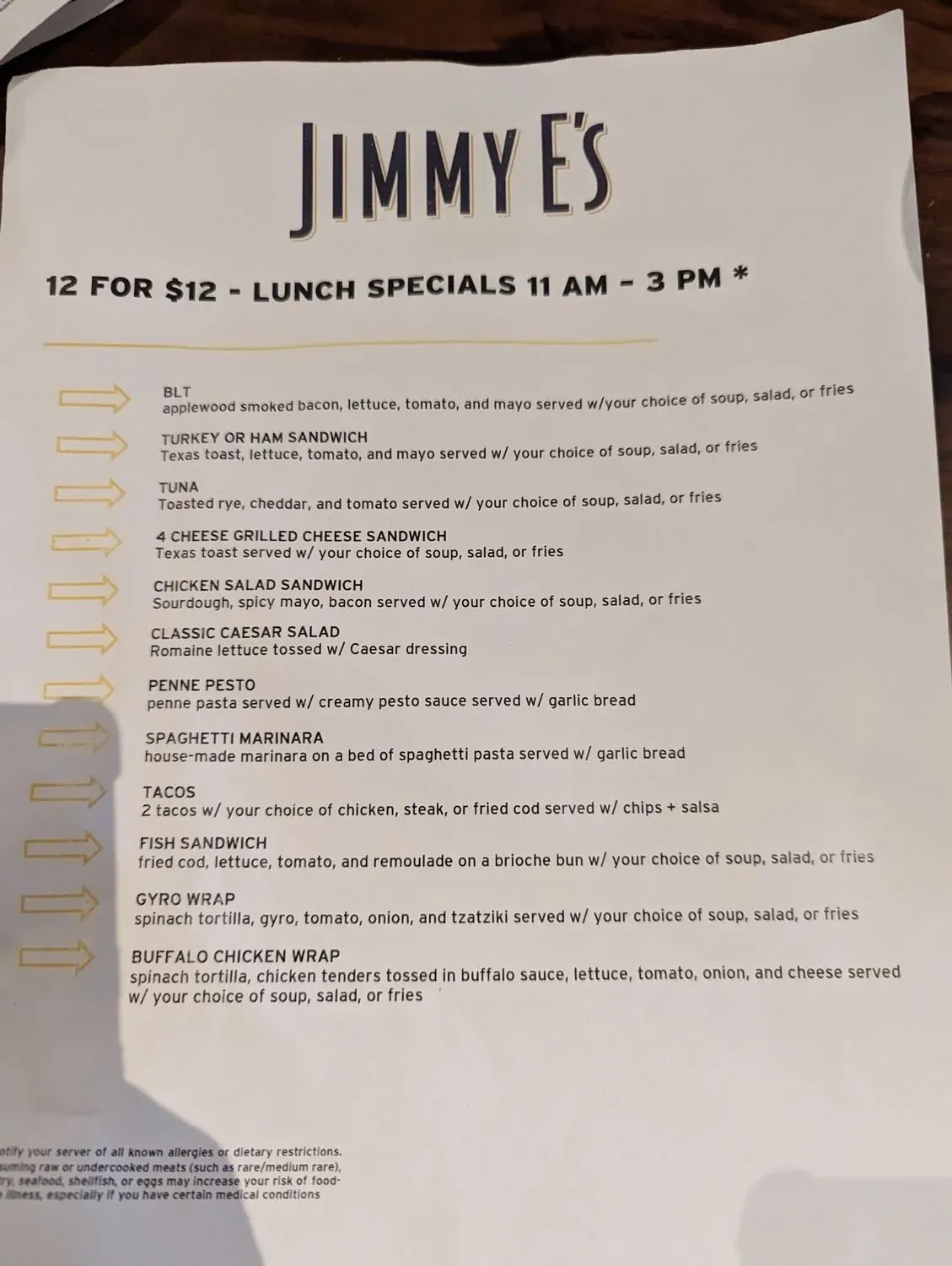 Menu 2