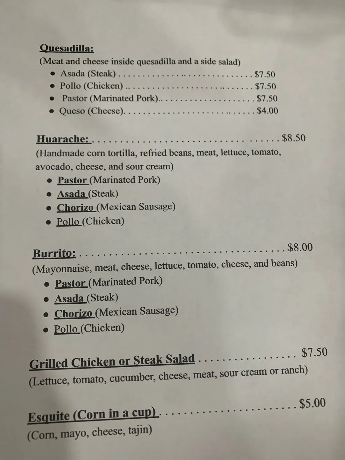 Menu 2