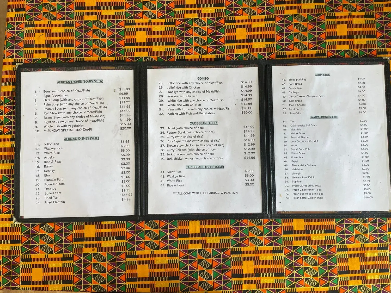 Menu 2