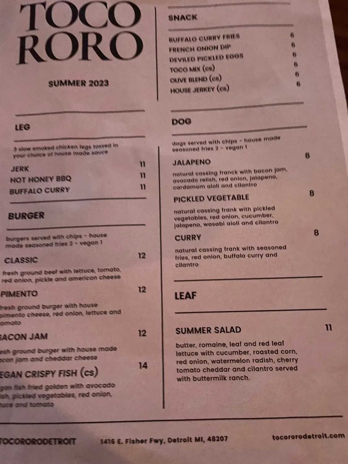 Menu 2