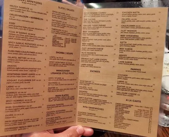 Menu 4