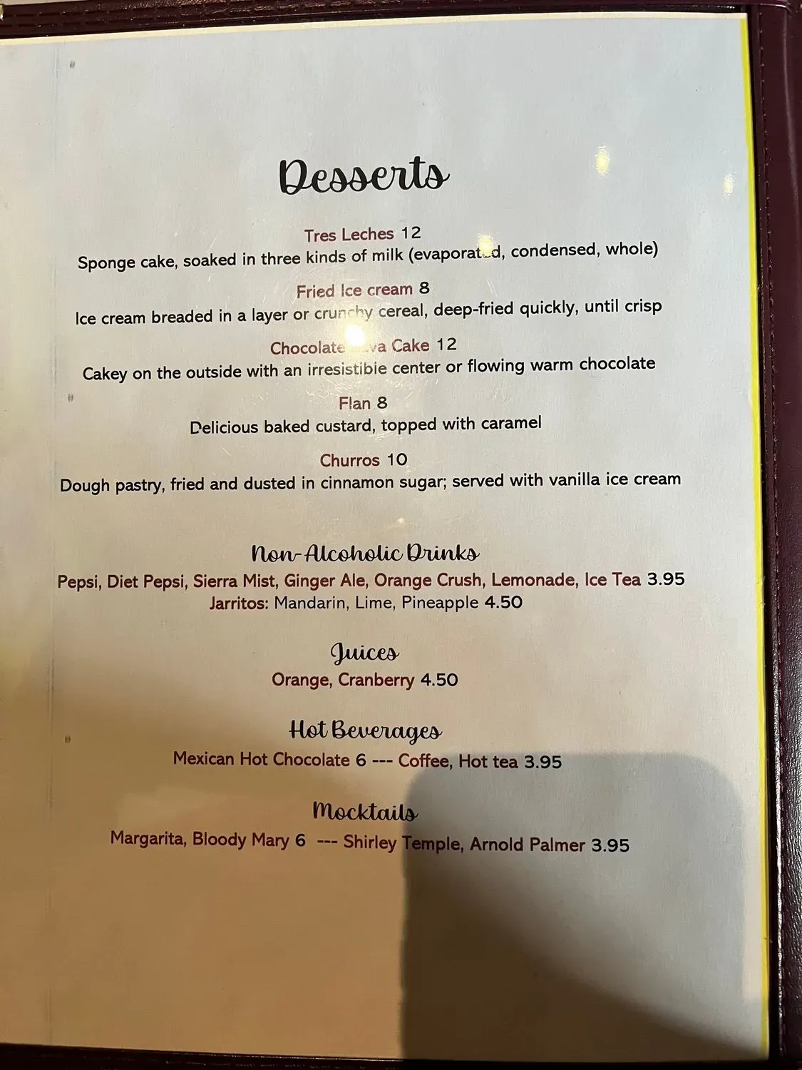 Menu 4