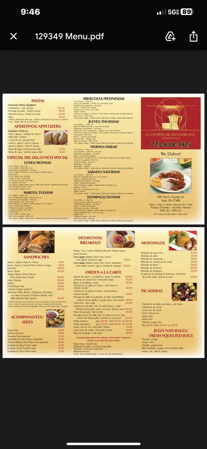 Menu 4