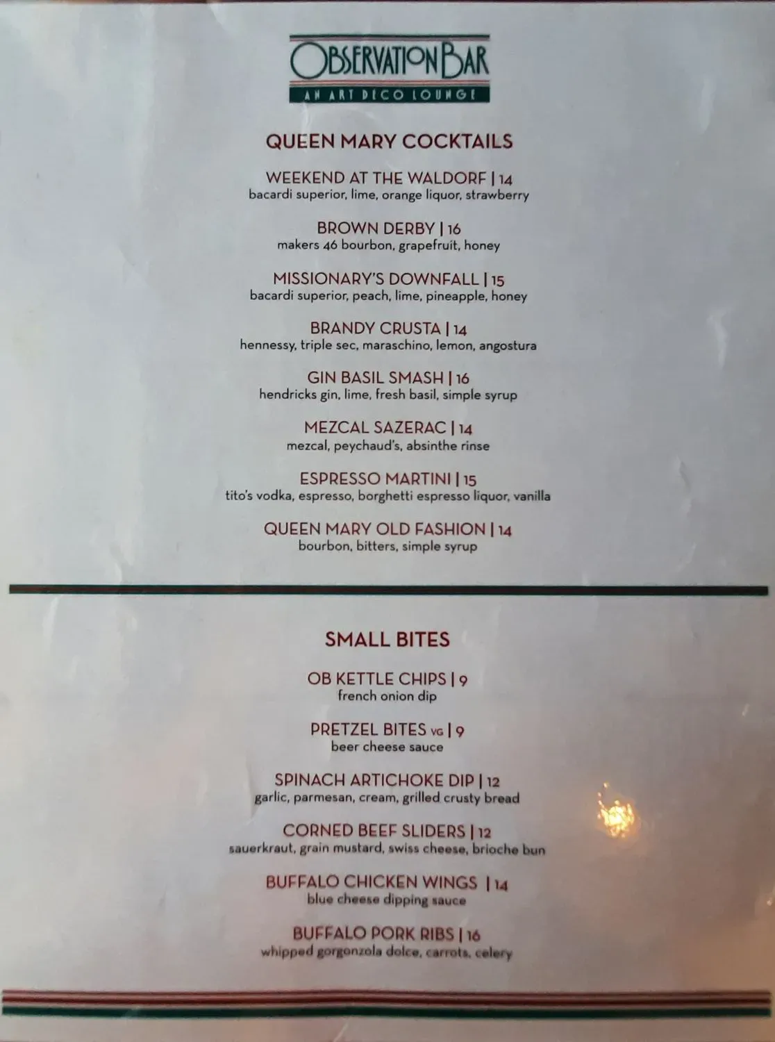 Menu 6