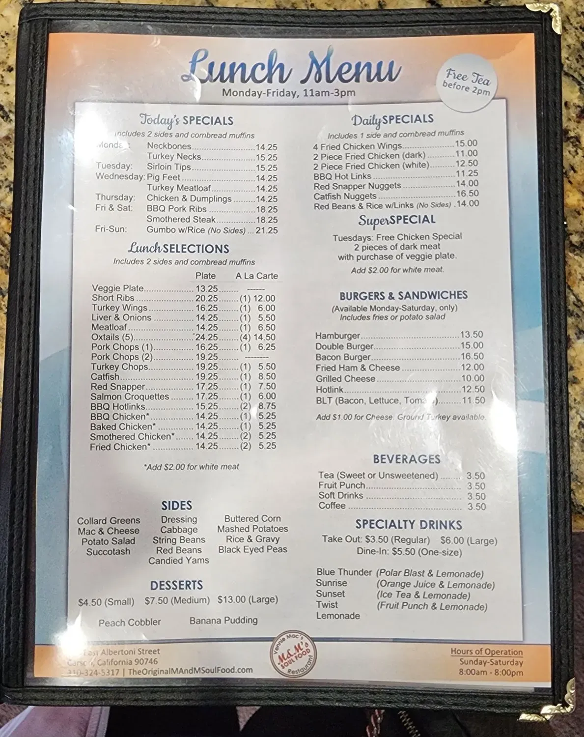 Menu 2