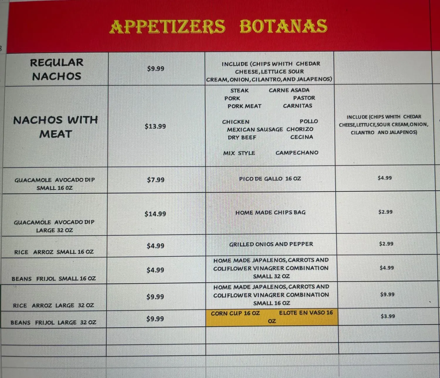 Menu 2