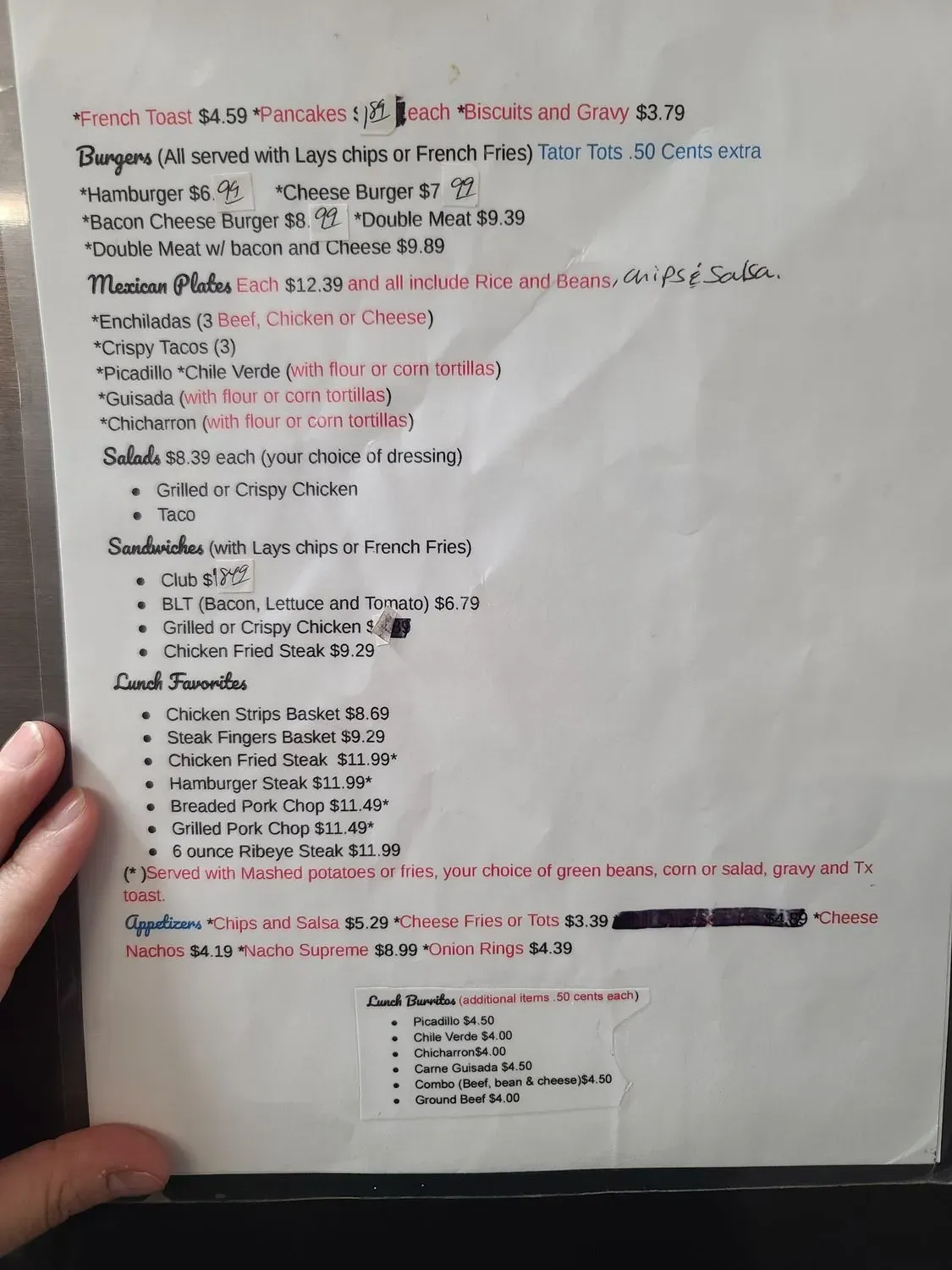 Letty's restaurant in Stamford texas Menu - Updated November 2025
