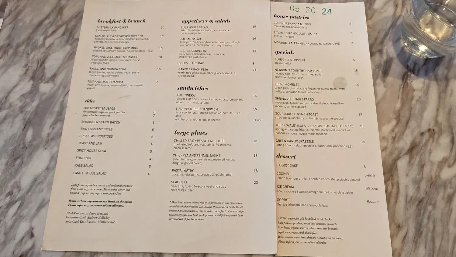 Menu 4