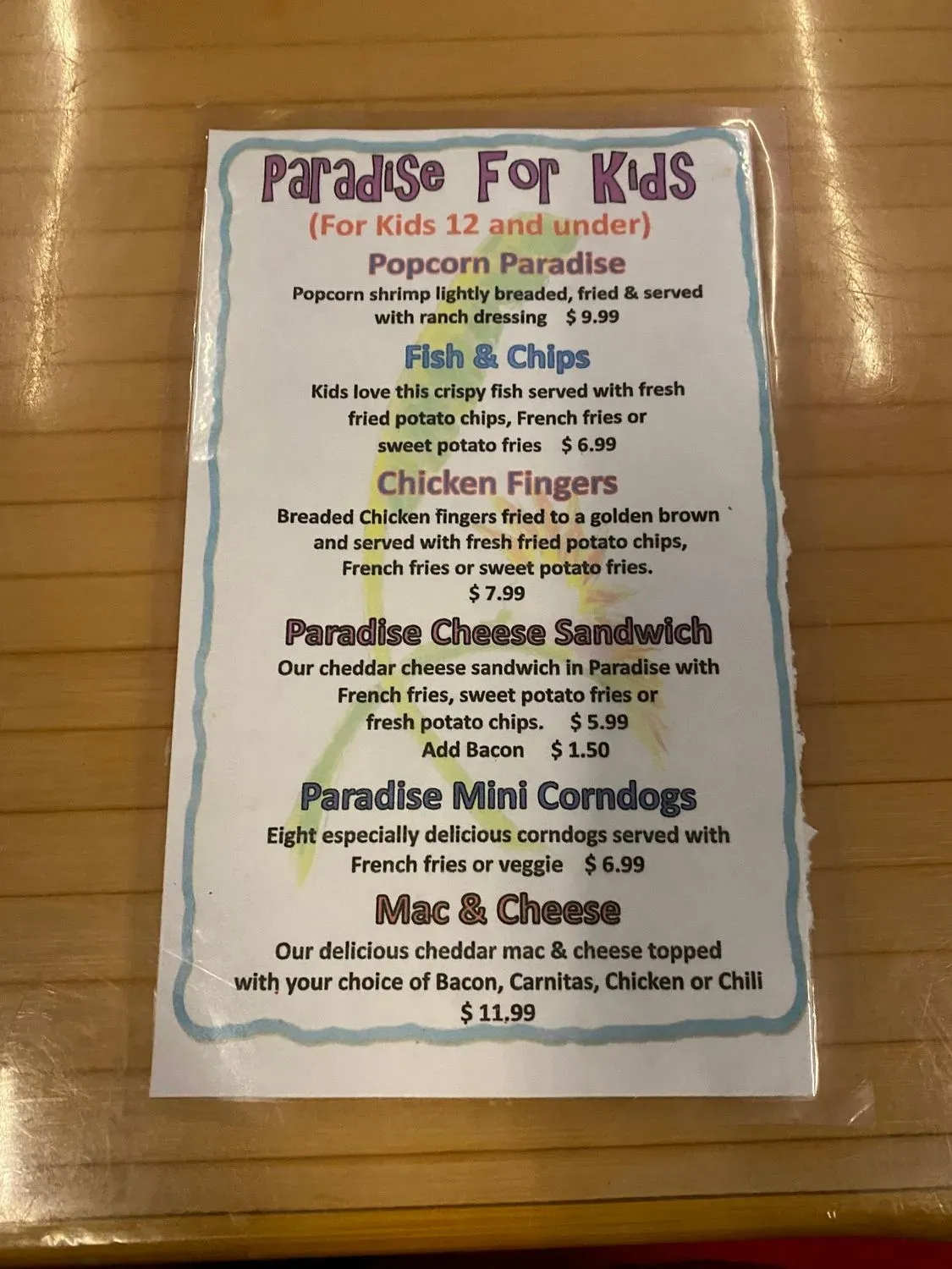 Menu 3