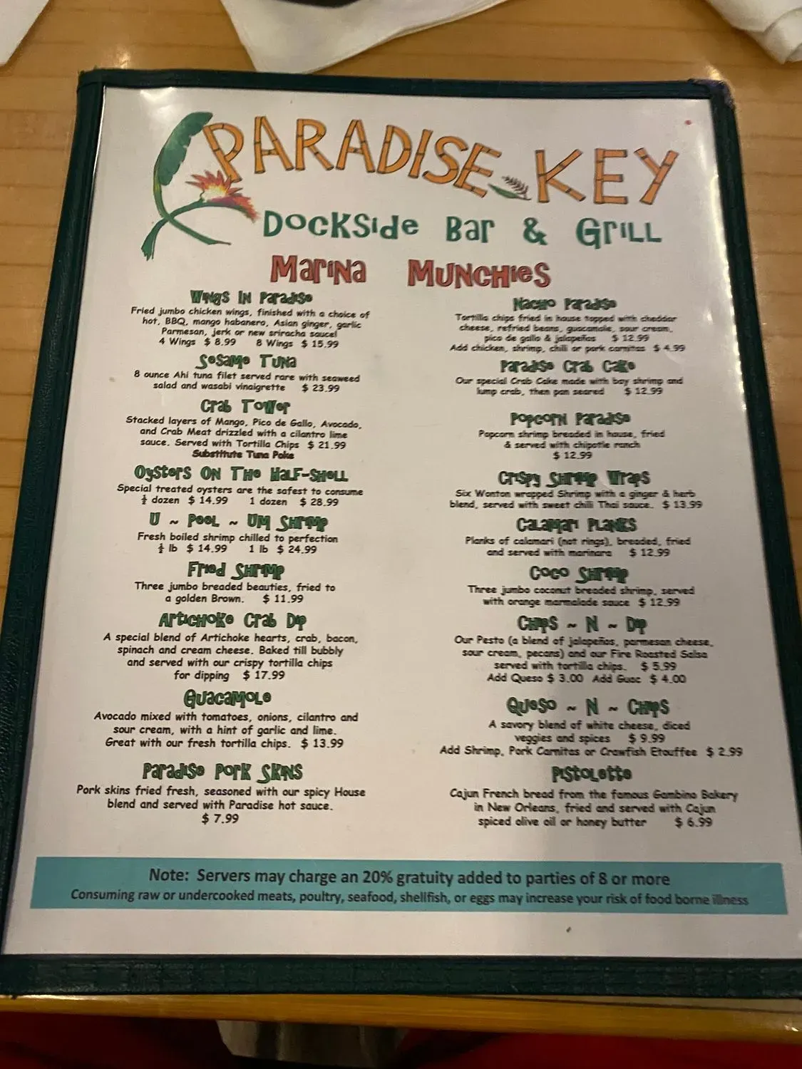 Menu 2