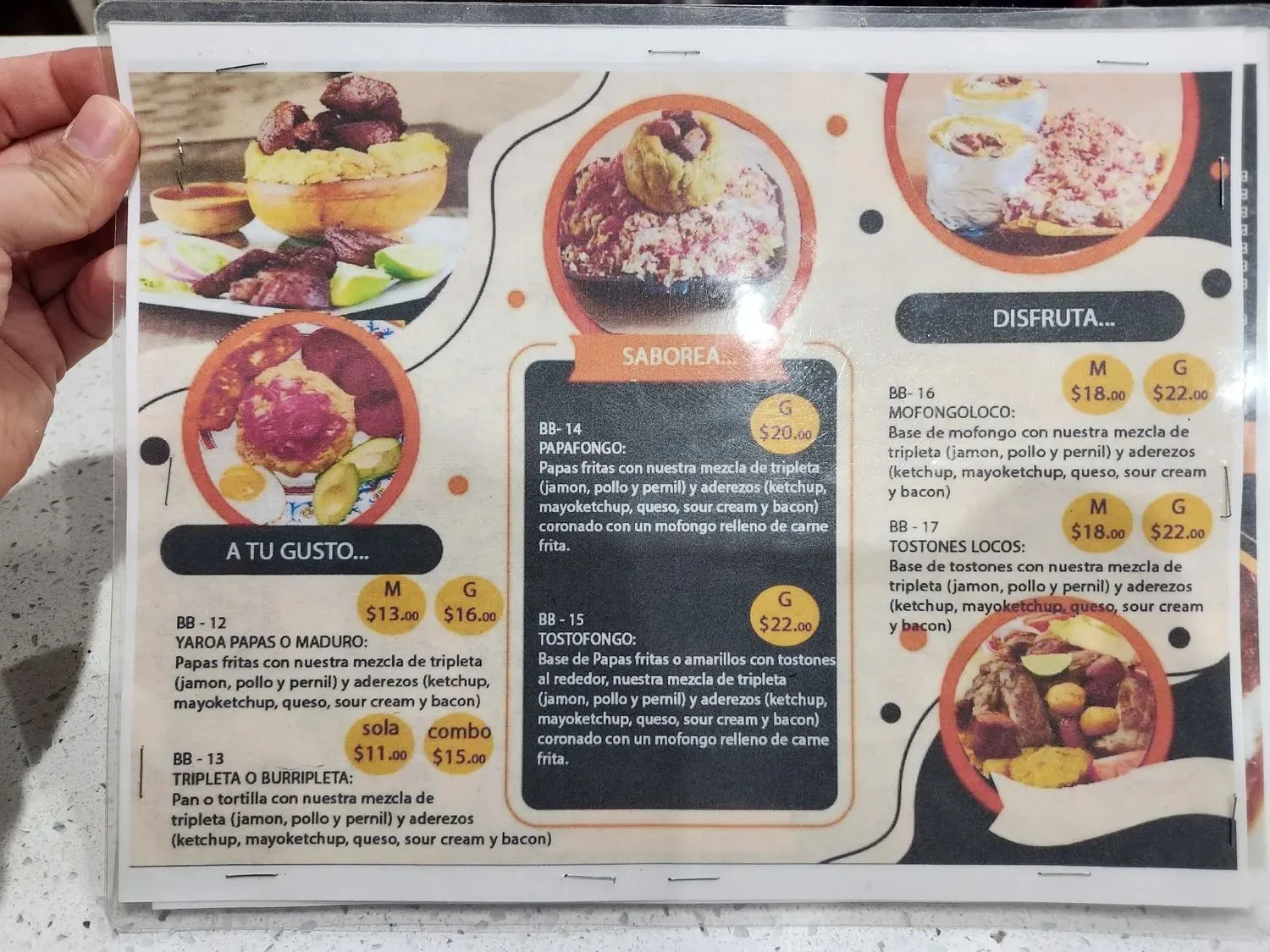 Menu 3