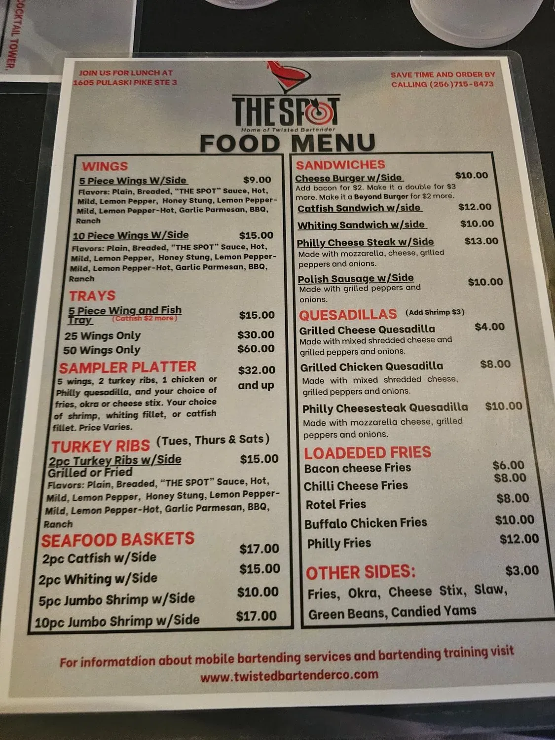 Menu 2