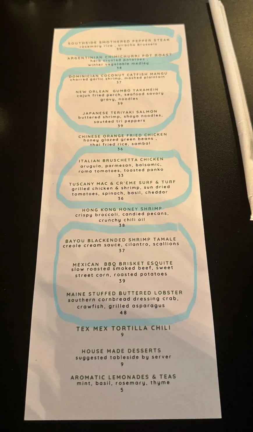 Menu 3