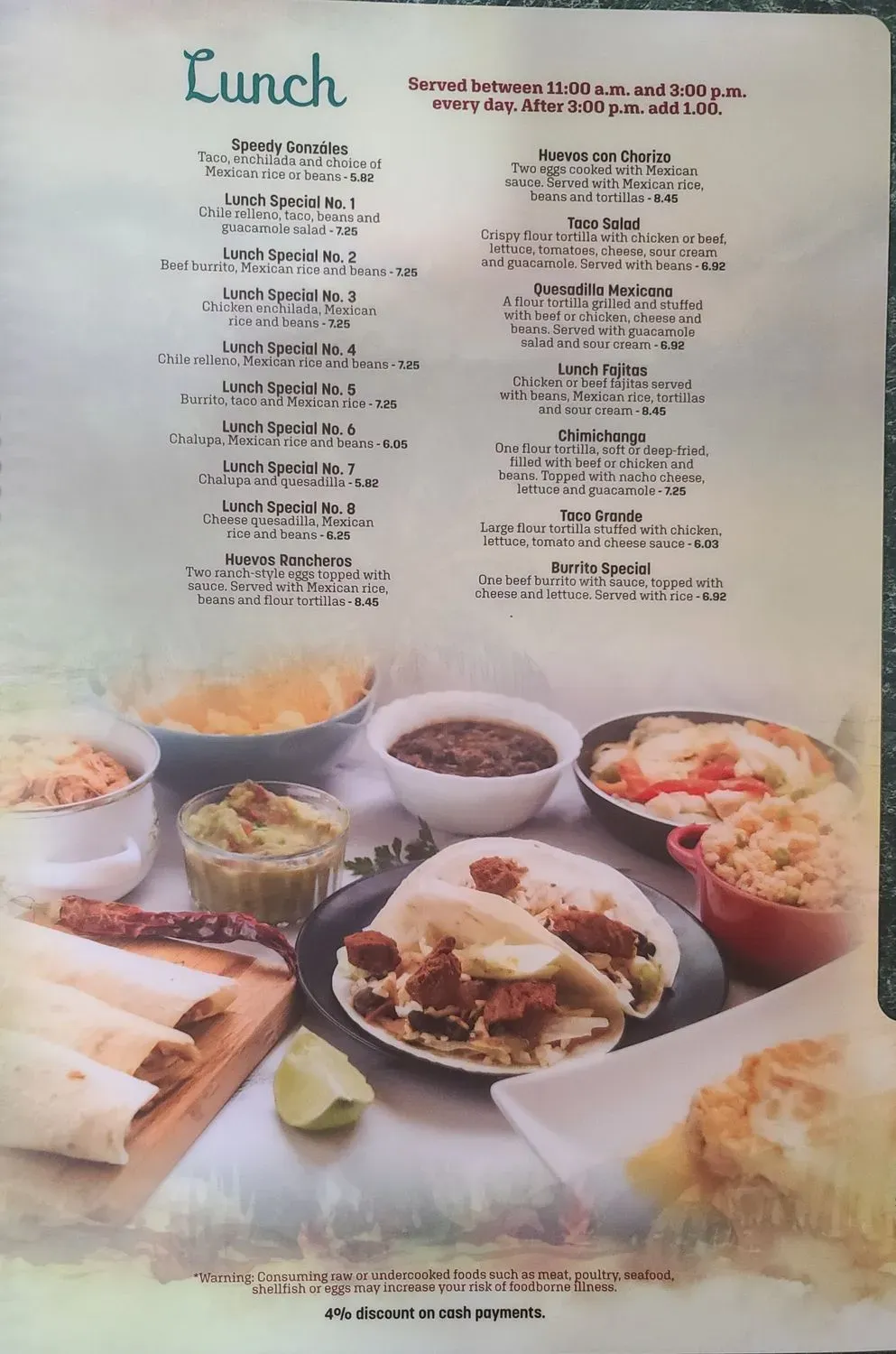 Menu 4