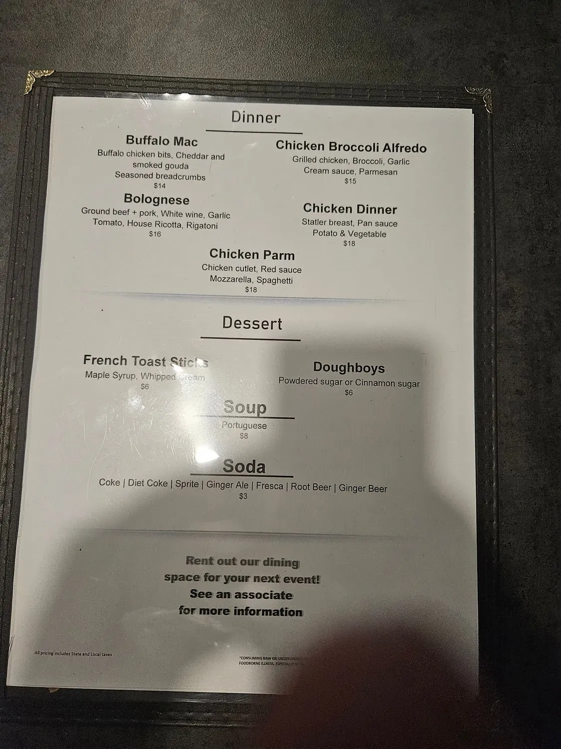 Menu 3