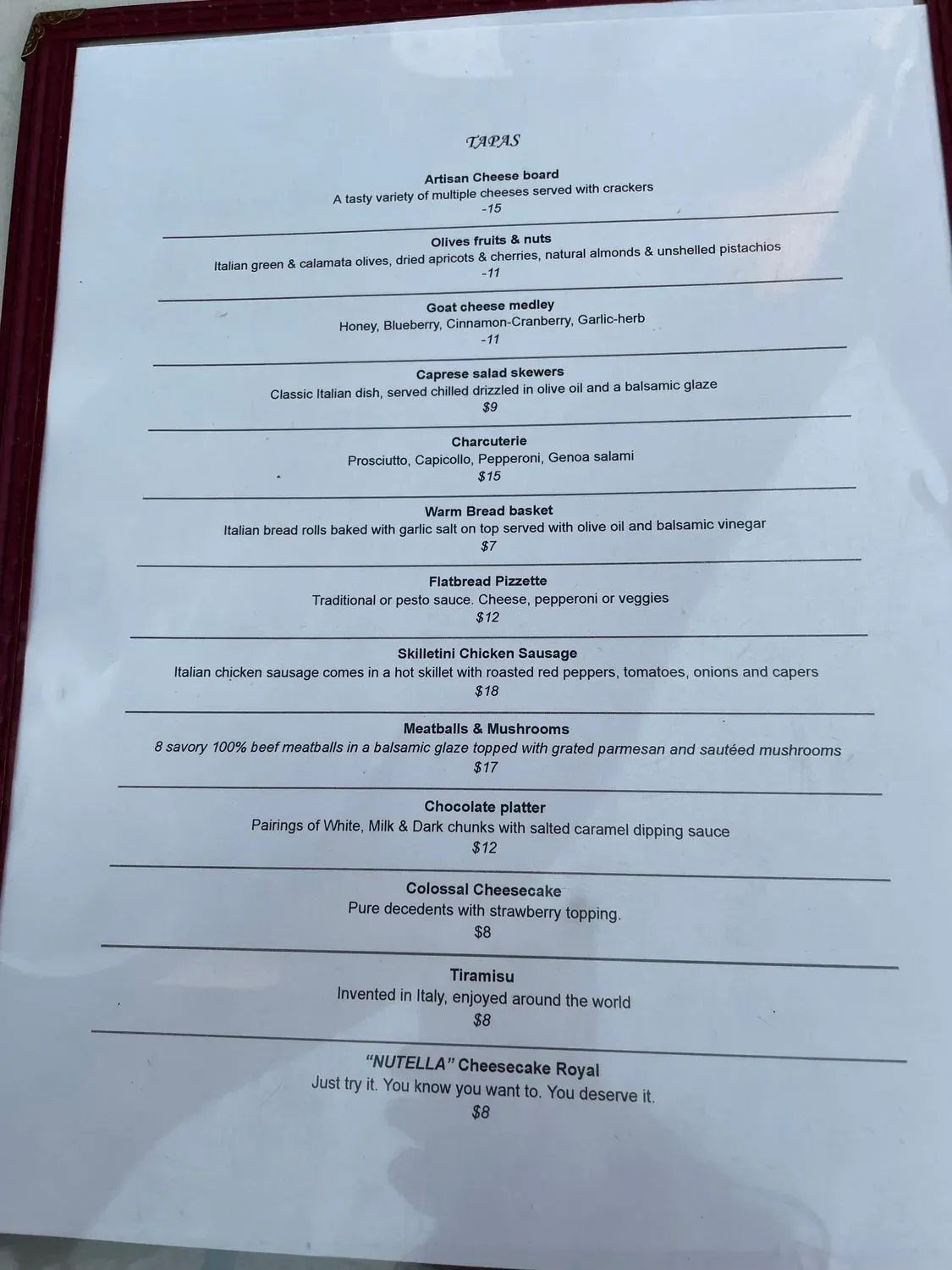 Menu 3