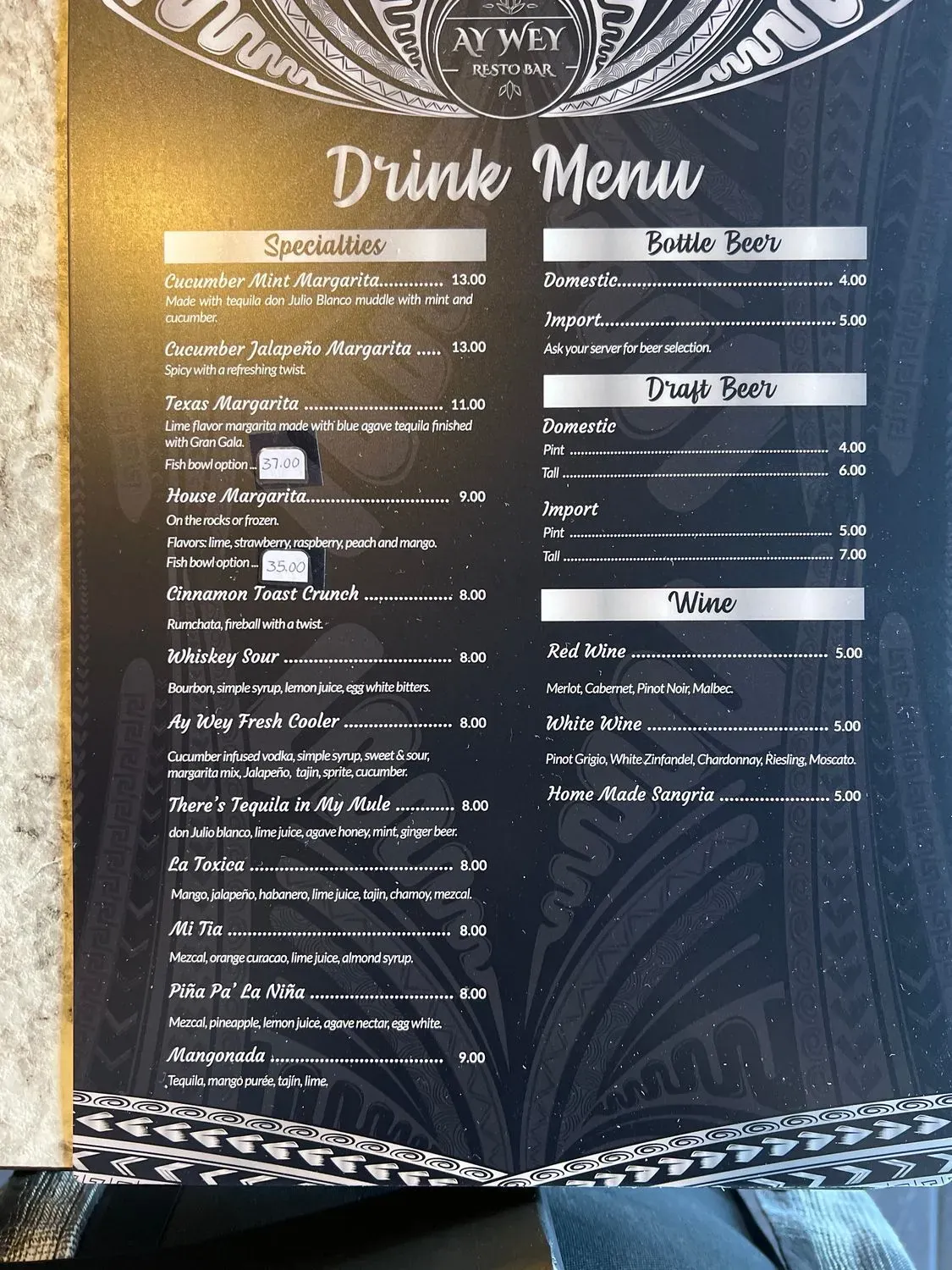 Menu 2