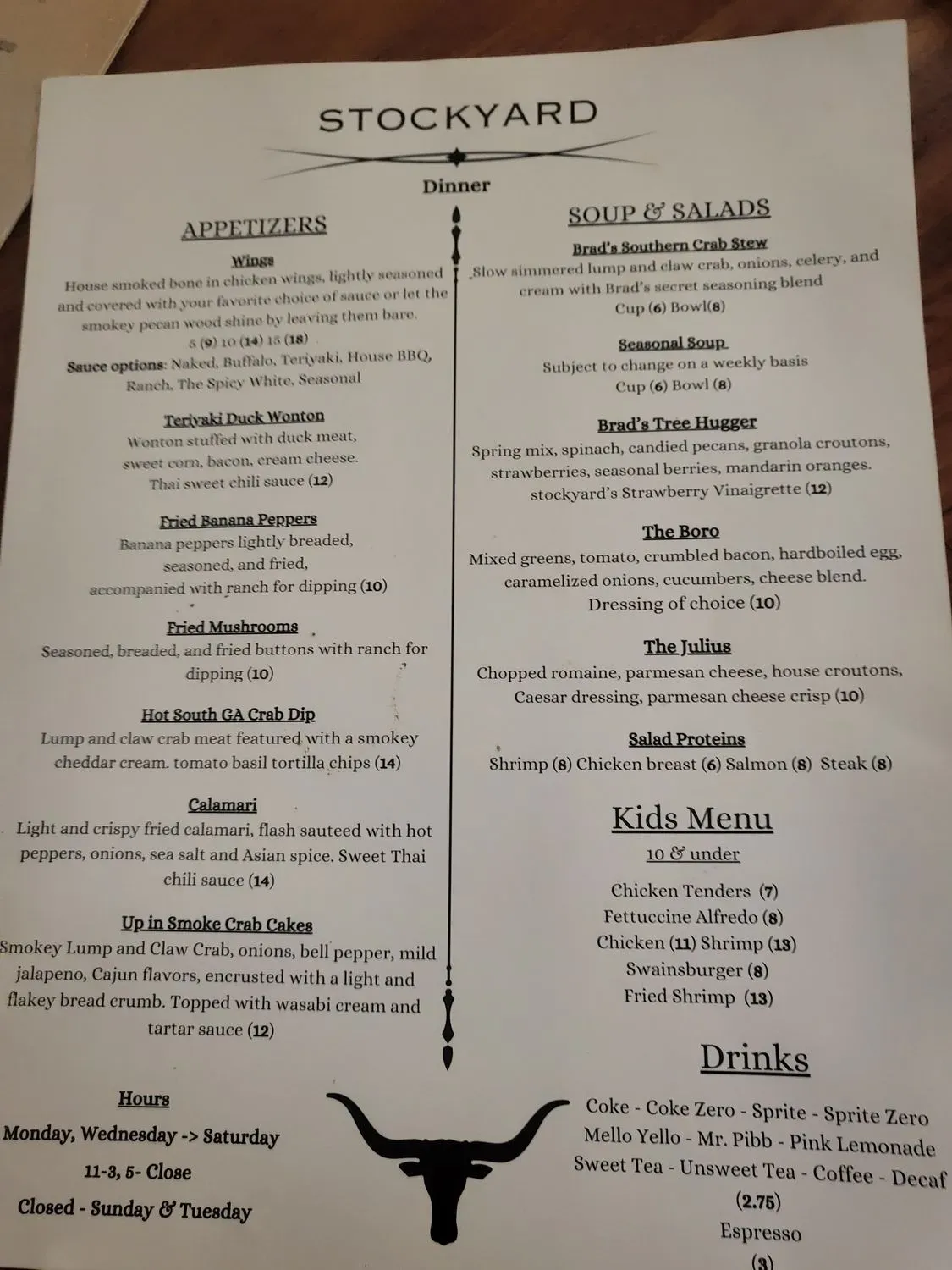 Menu 2