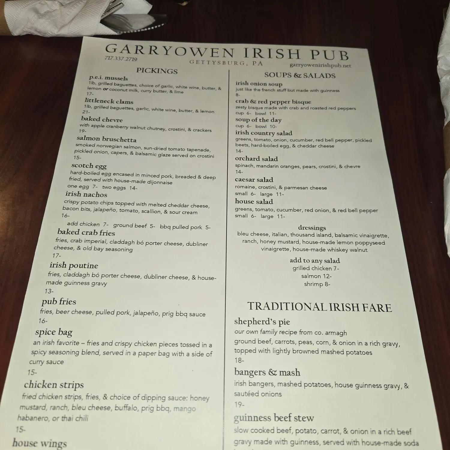 Menu 5