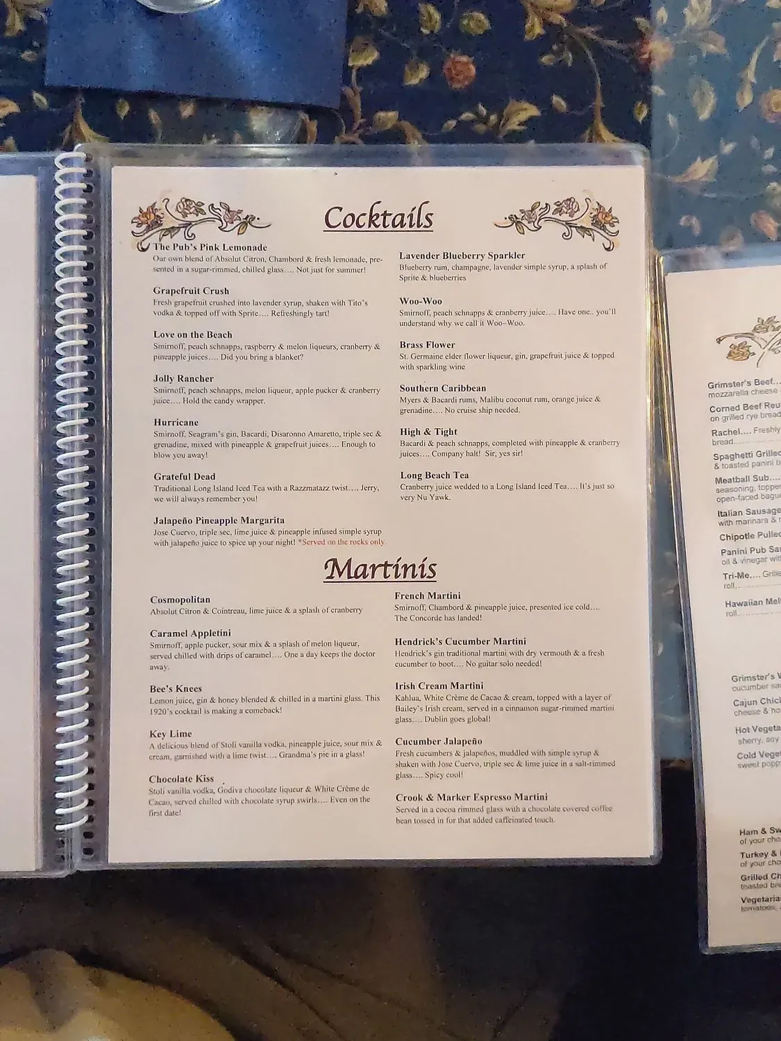 Menu 5