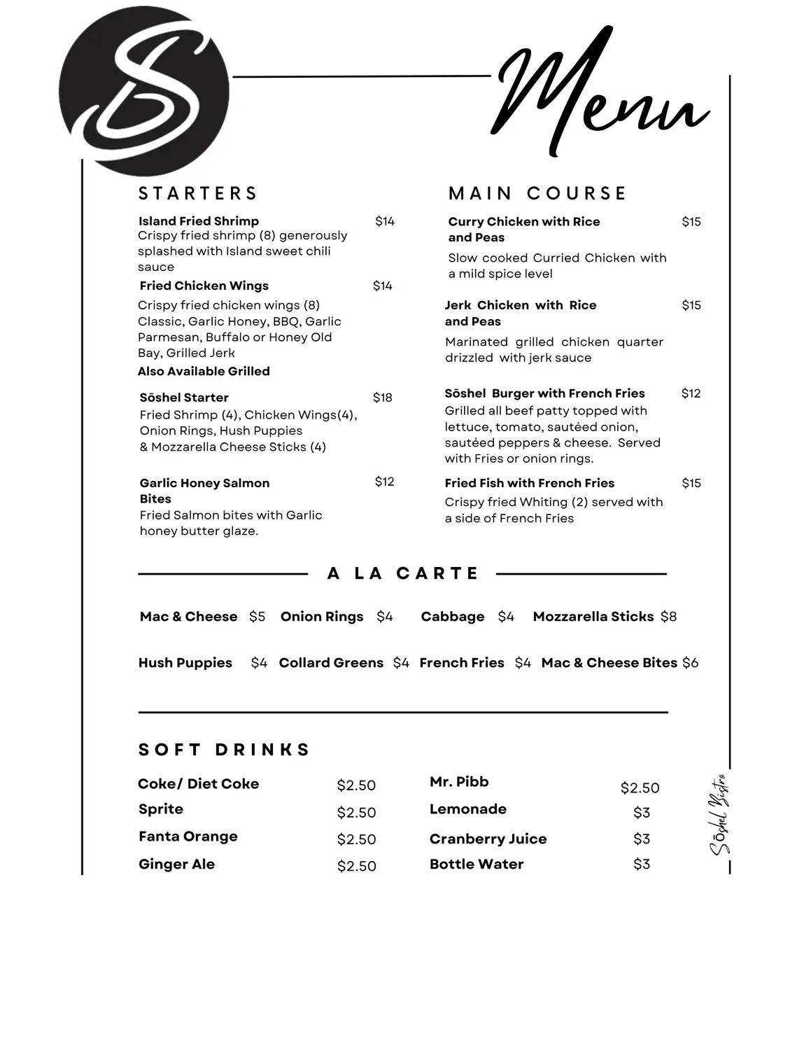 Menu 2