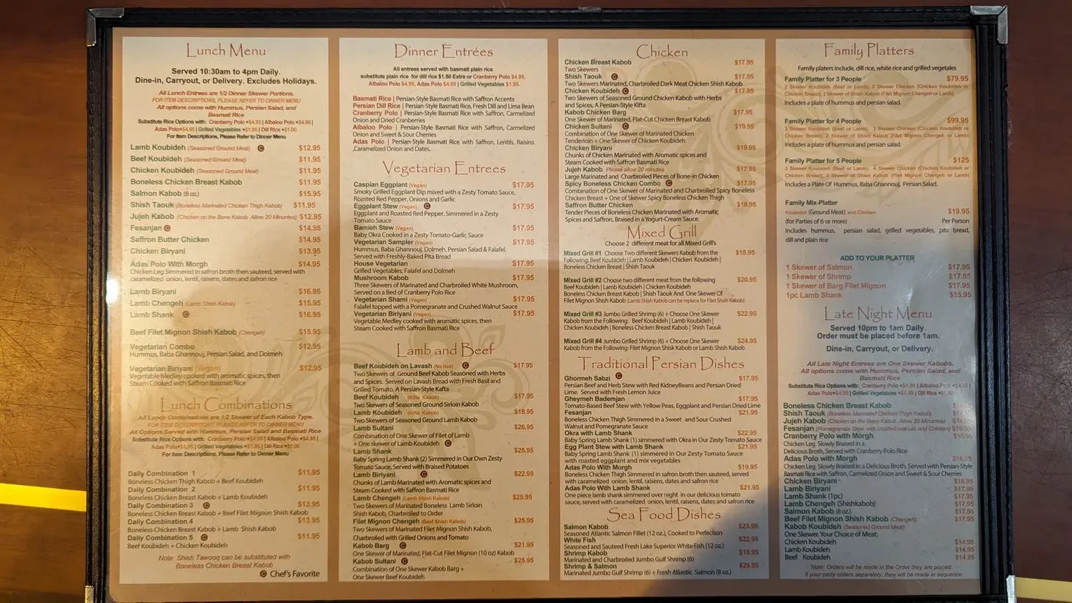 Menu 4