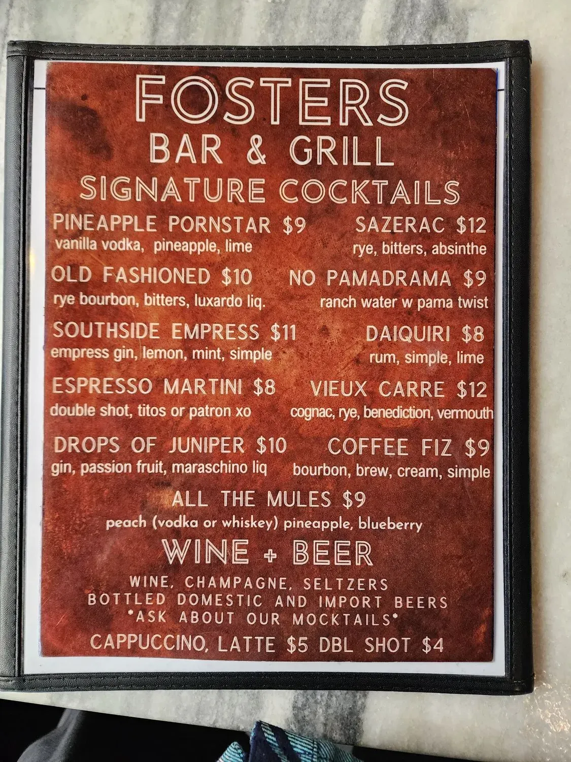 Menu 5