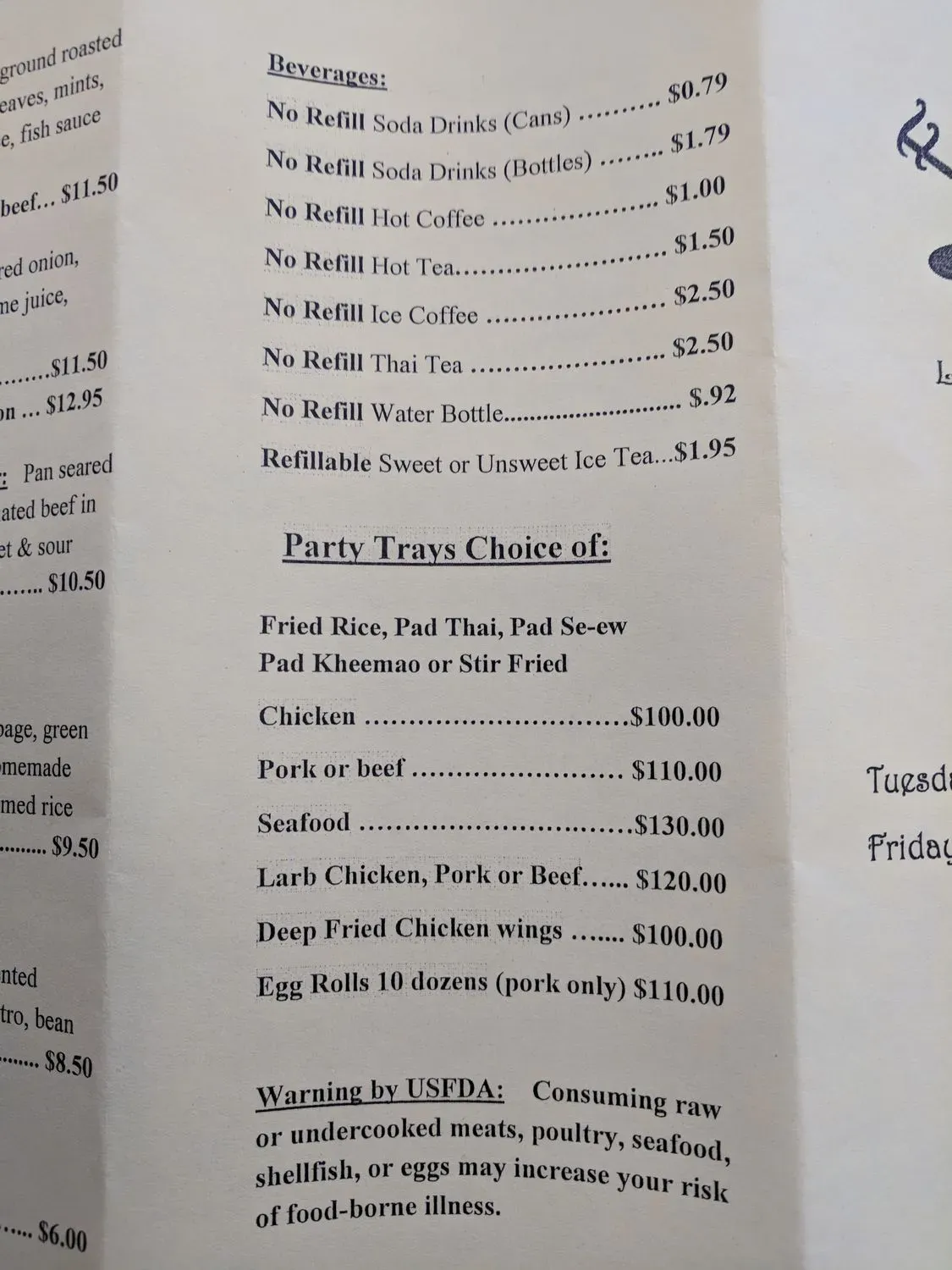 Menu 5