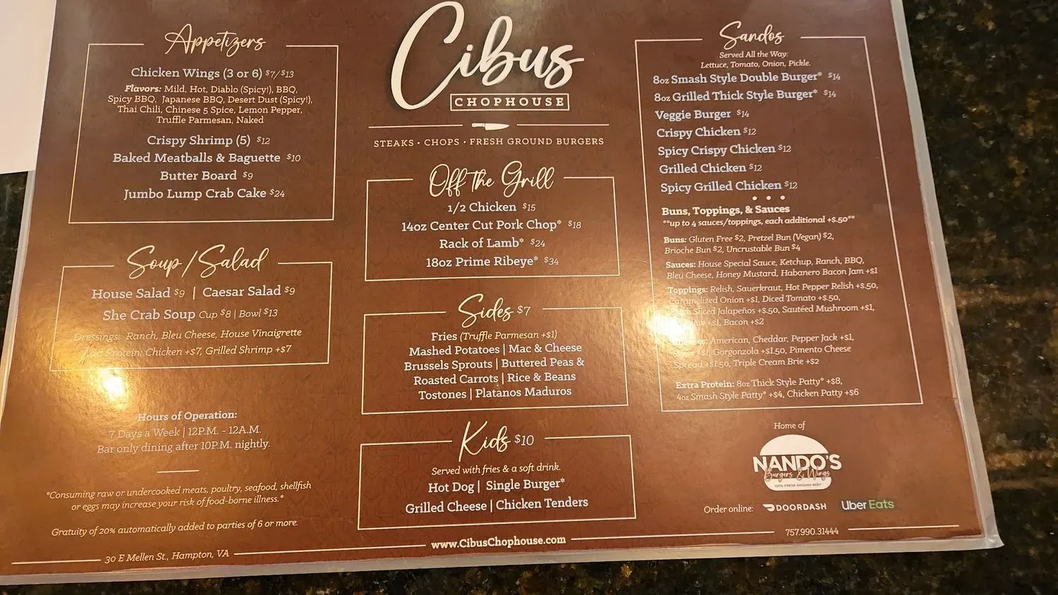 Menu 4