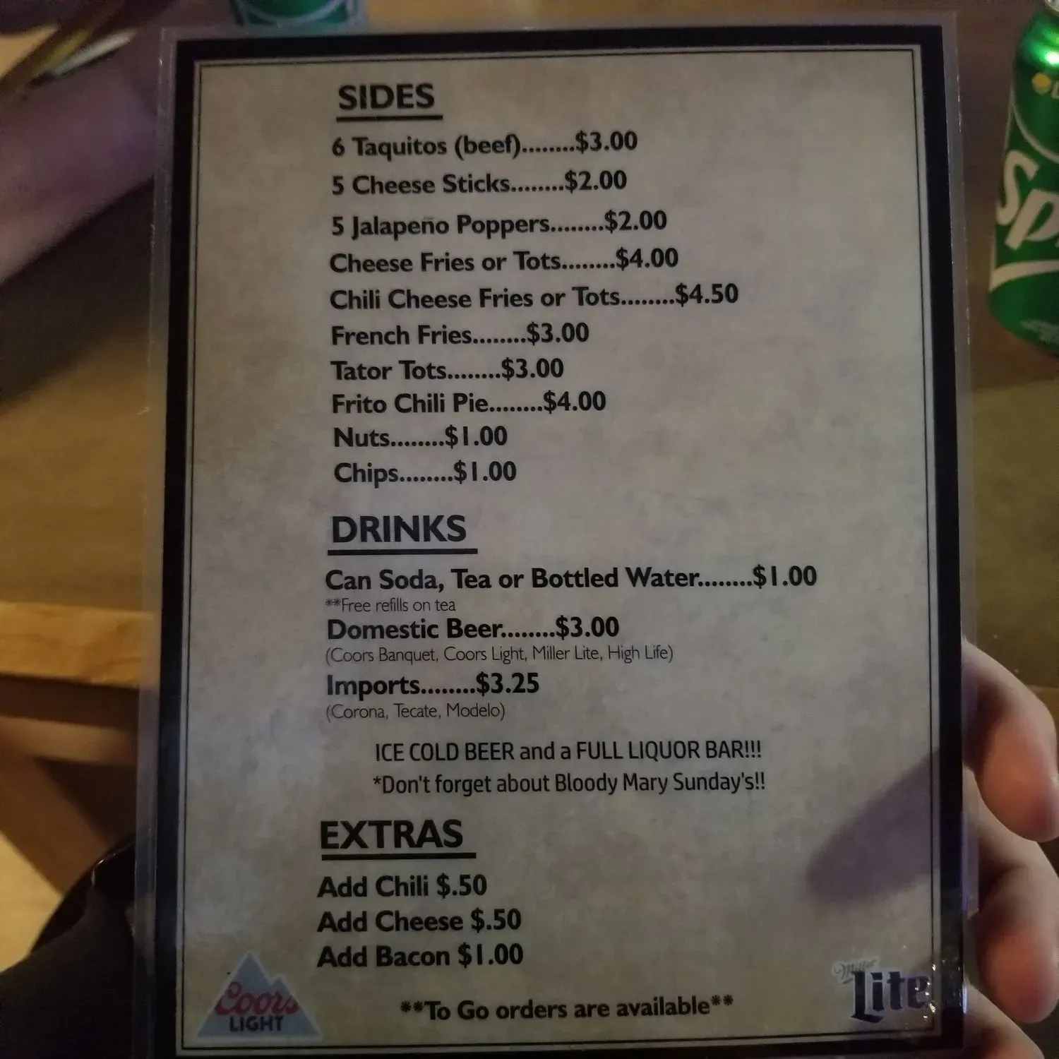 Menu 3