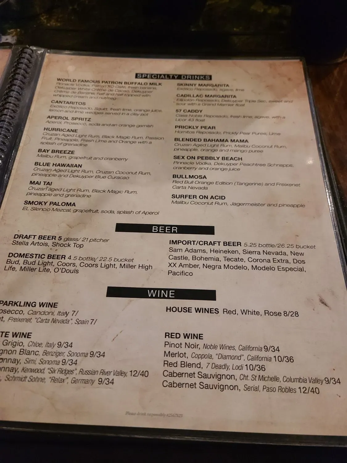 Menu 4