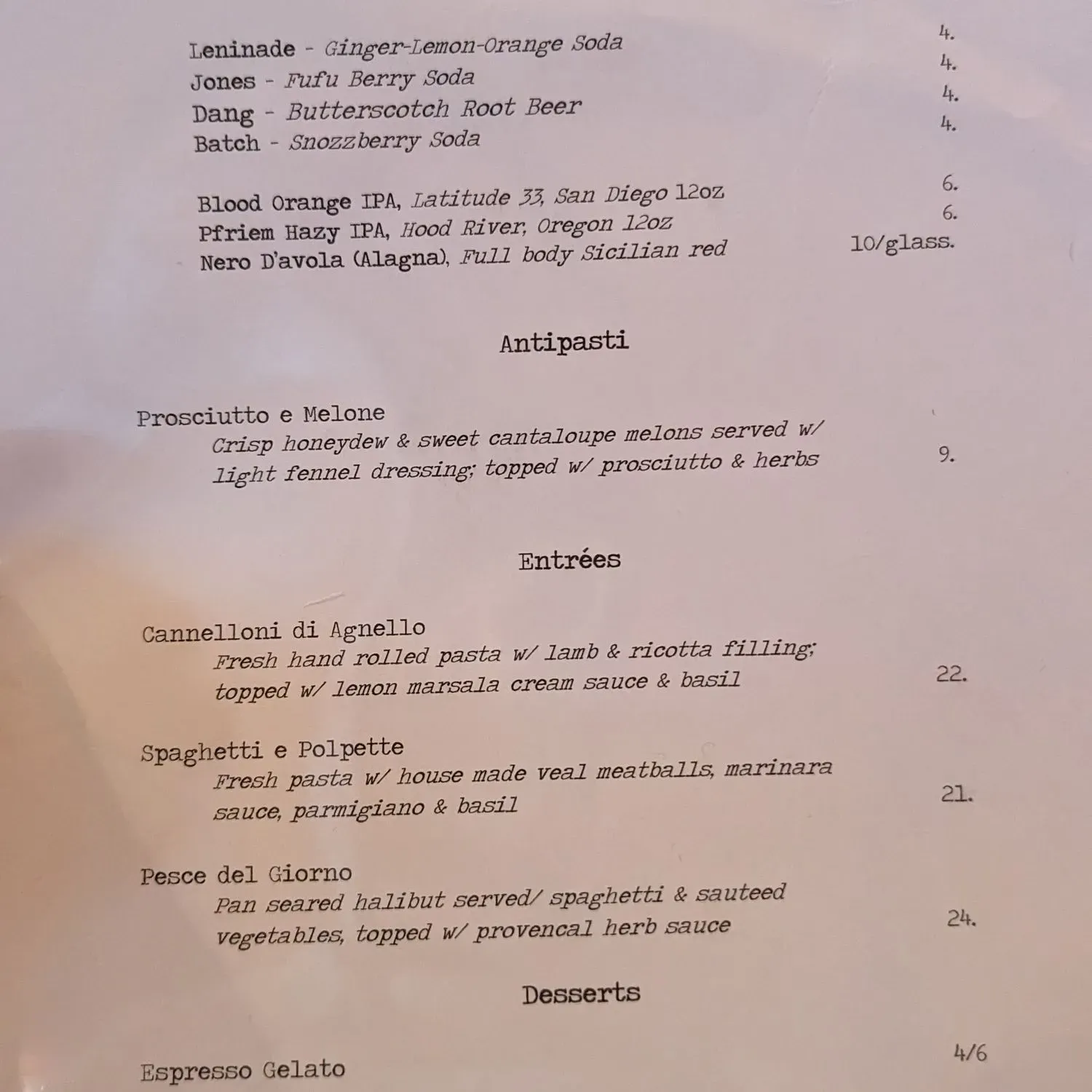 Menu 2