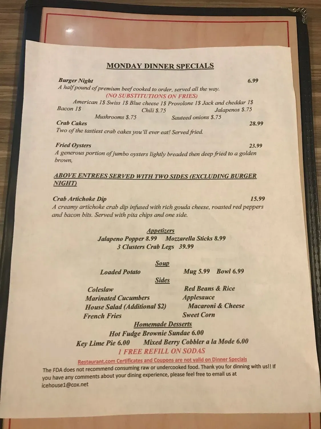 Menu 3