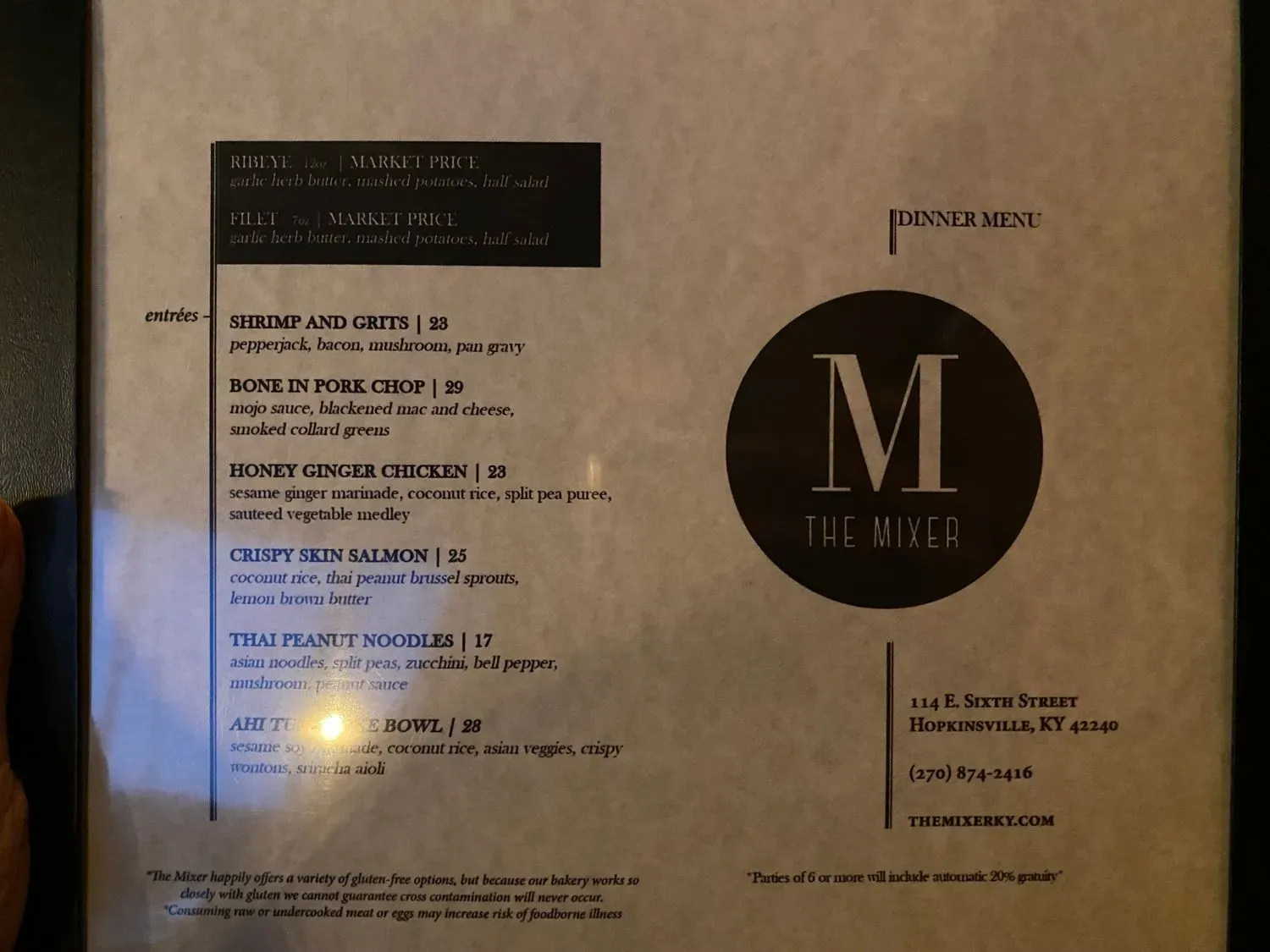 Menu 6