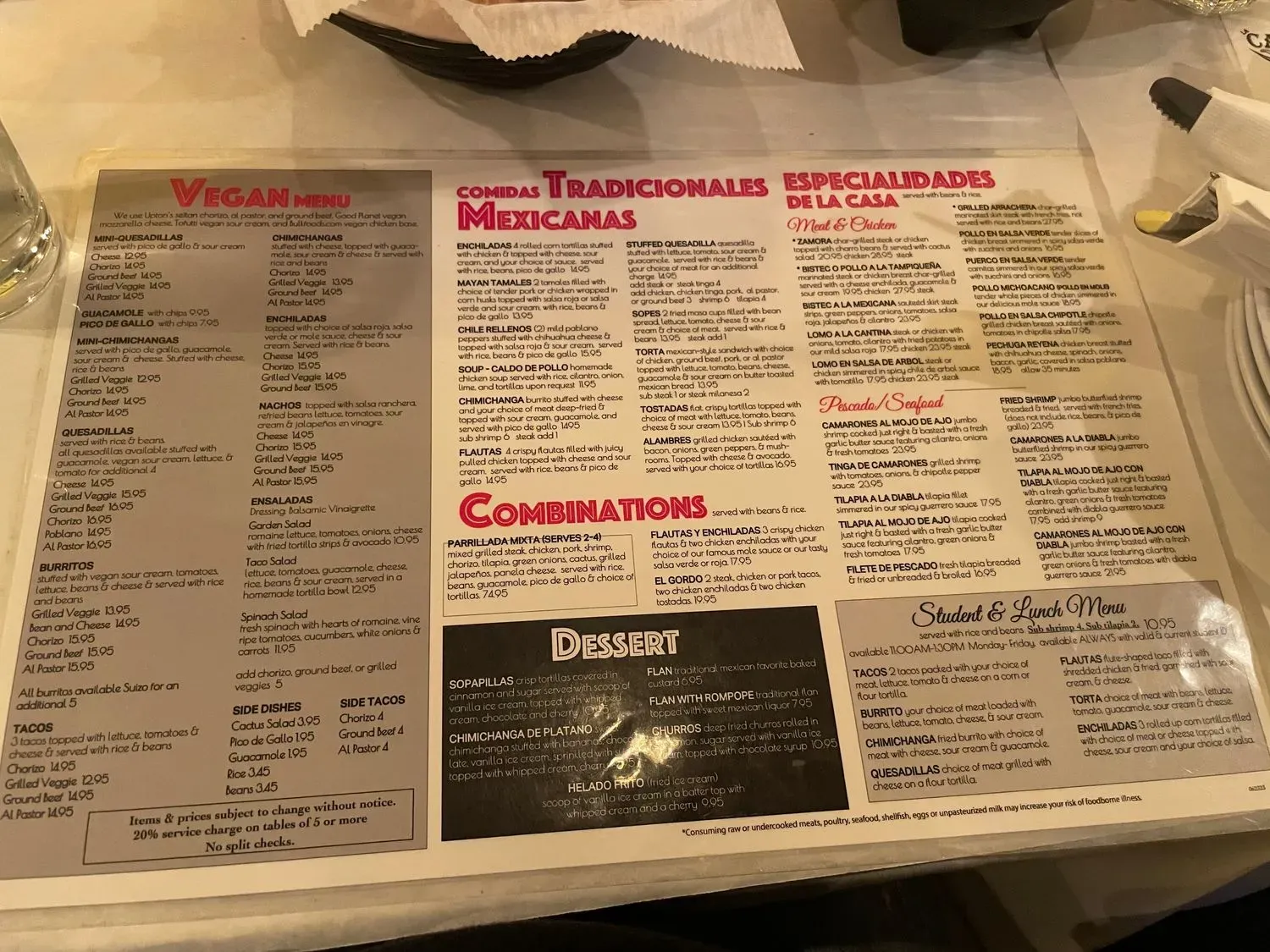 Menu 6