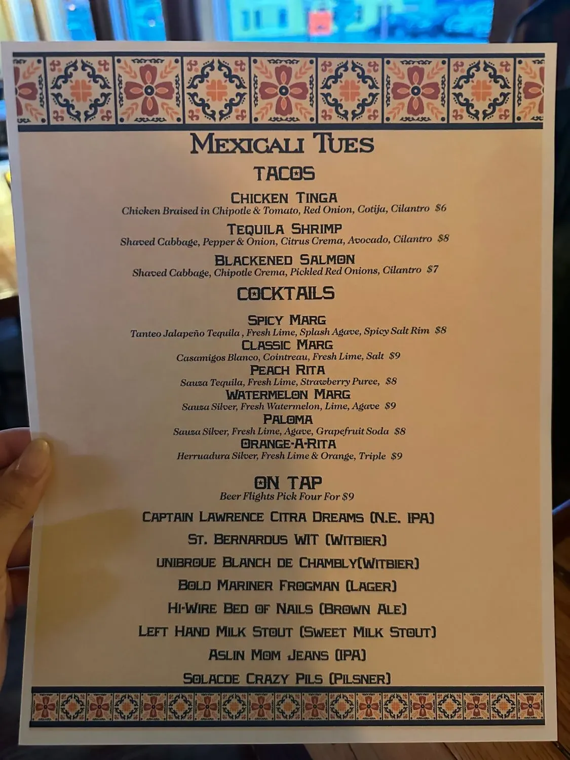 Menu 4