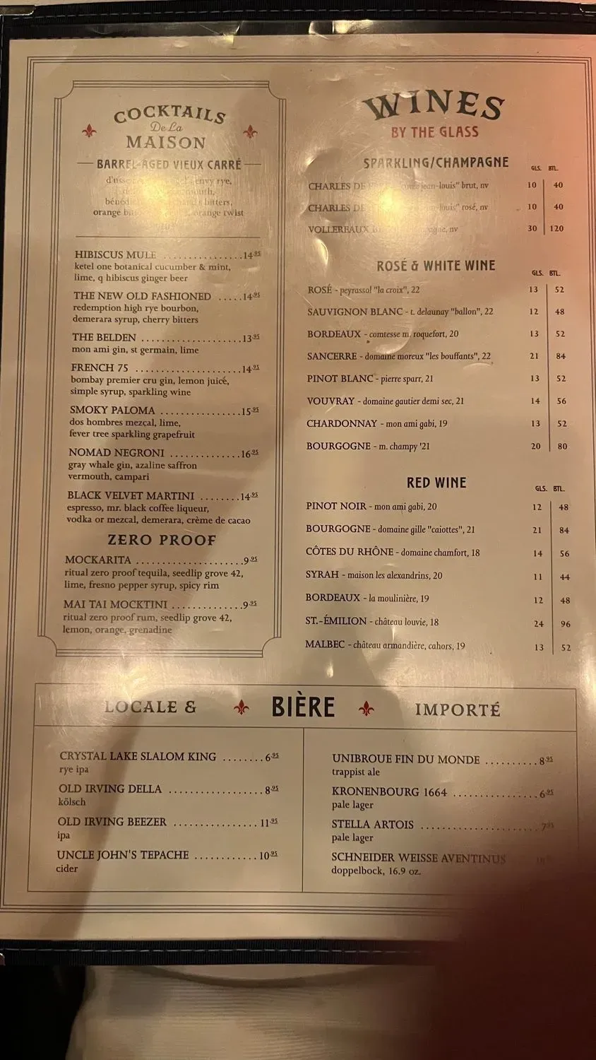 Menu 5