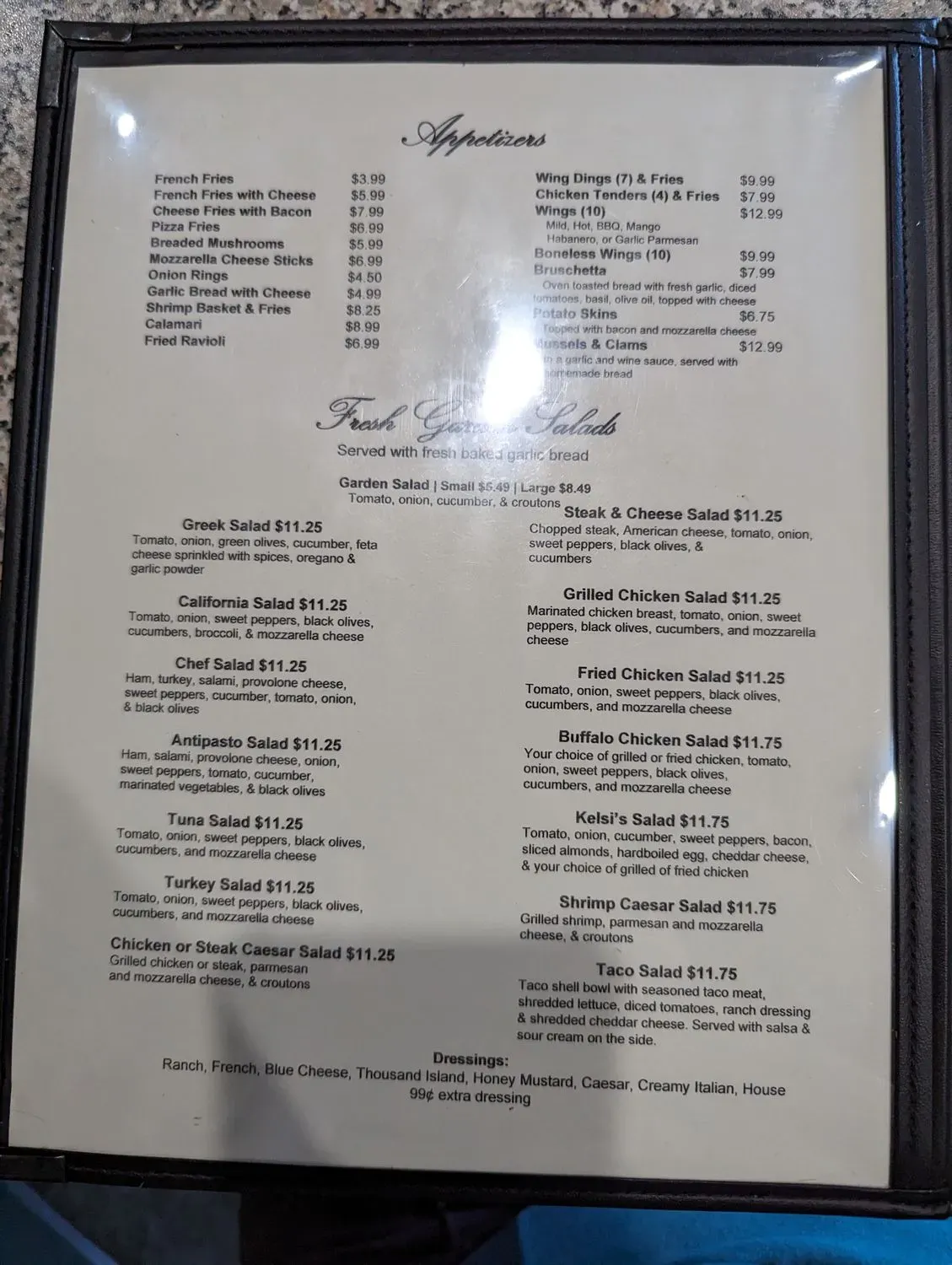 Menu 5