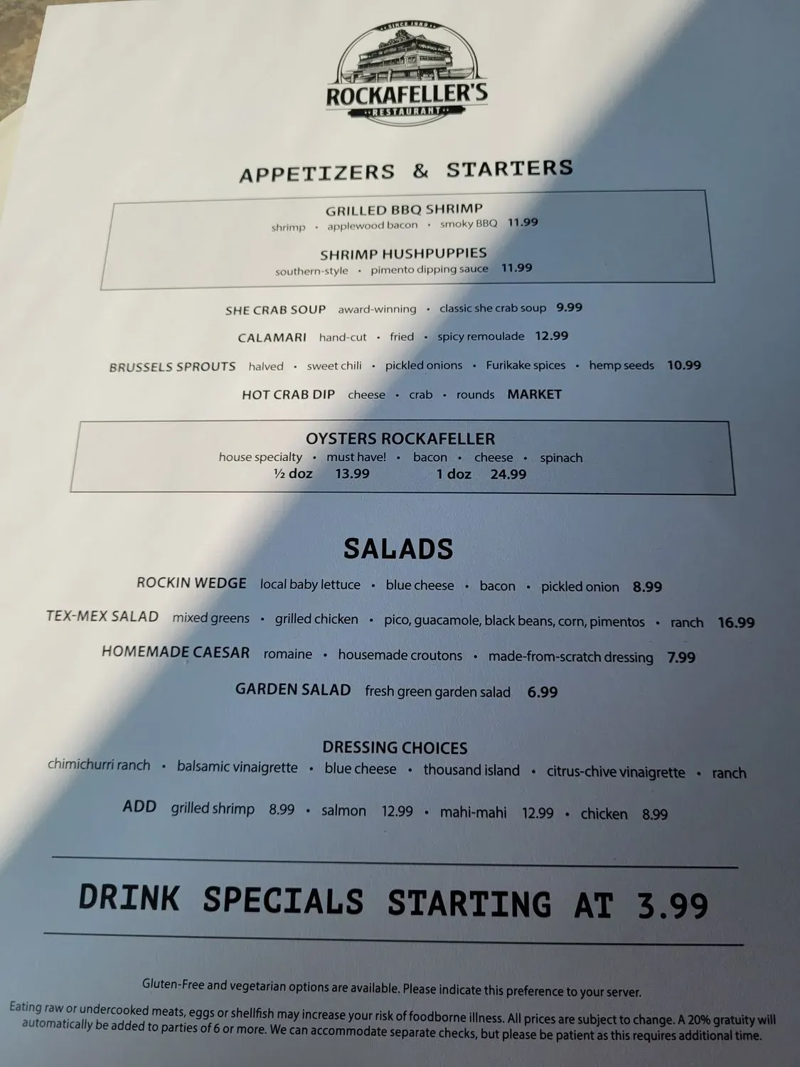 Menu 4