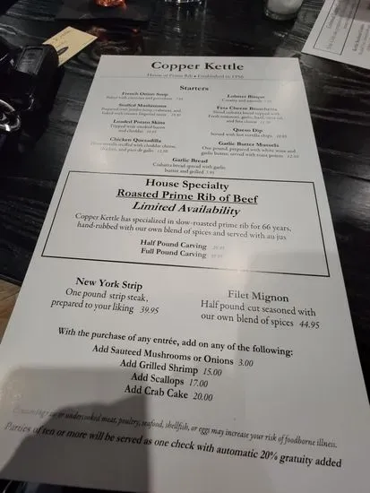 Menu 5