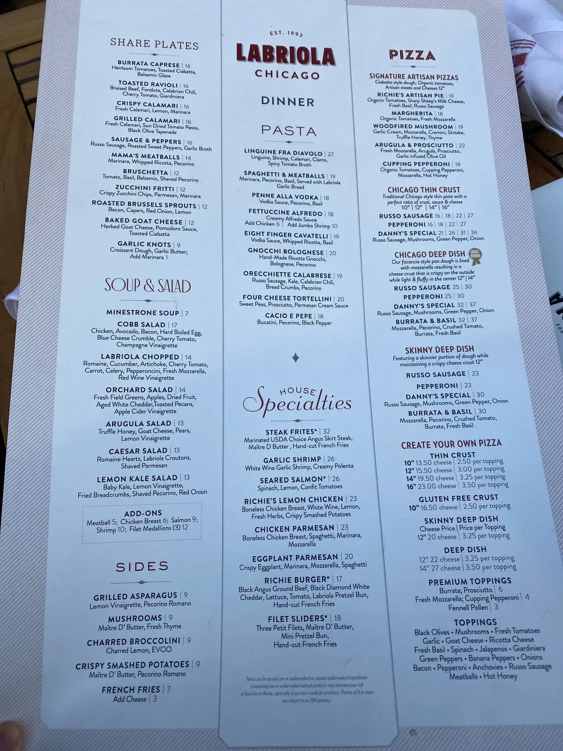 Menu 2