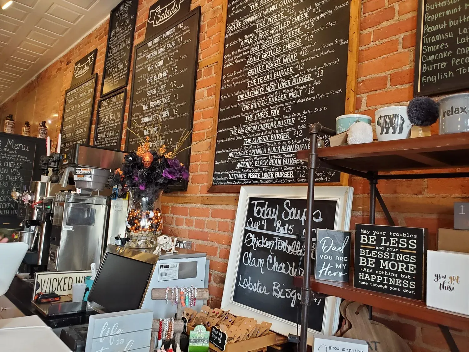 The Rustic Bluebird Marketplace Menu - Updated November 2025