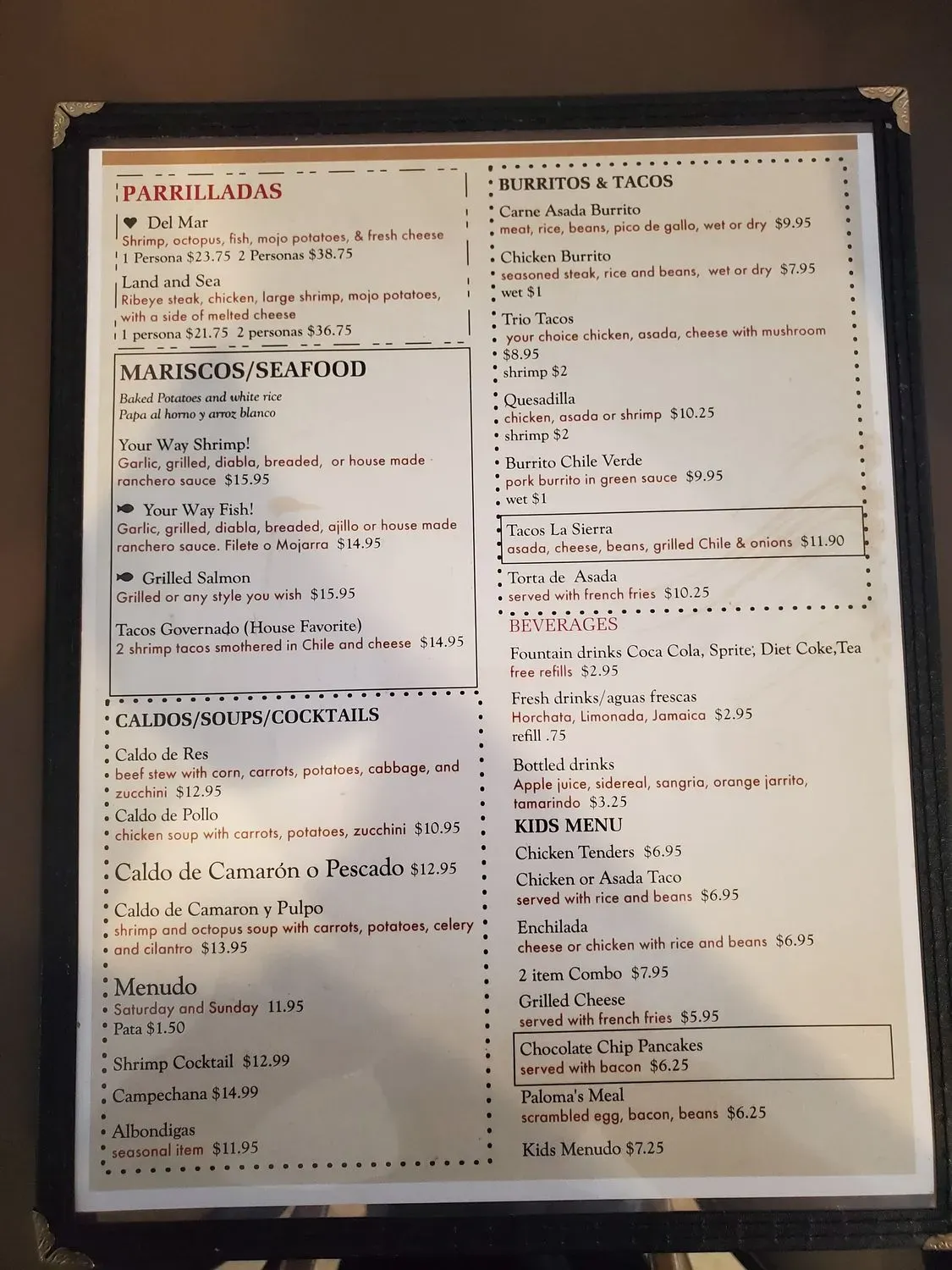 Menu 4