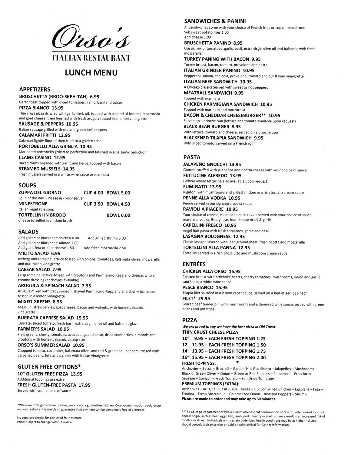 Menu 2